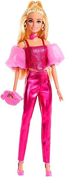 Barbie Anziehpuppe Barbie Deluxe Style im pinken Metallic Outfit günstig online kaufen