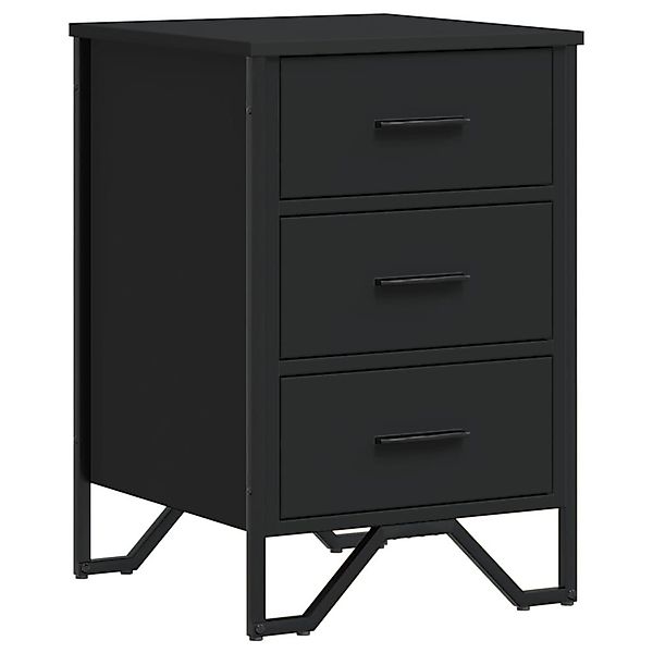 vidaXL Nachttisch Nachttisch Schwarz 40x41x60 cm günstig online kaufen