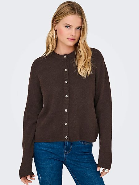 ONLY Strickjacke "ONLSIMONI L/S O-NECK CARDIGAN KNT NOOS" lockere Passform günstig online kaufen