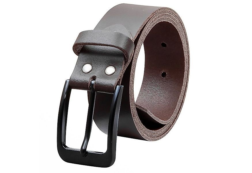 COLOGNEBELT Ledergürtel OM412-SL-Dunkelbraun MADE IN GERMANY, Dunkelbraun K günstig online kaufen