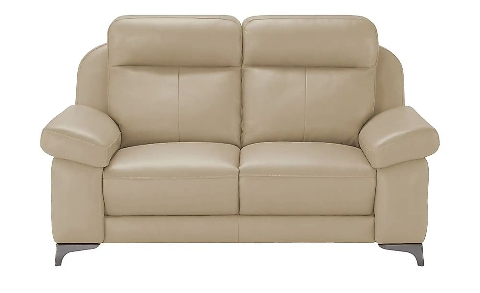 Wohnwert Sofa 2-sitzig aus Echtleder Arianna ¦ beige Polstermöbel > Sofas > günstig online kaufen