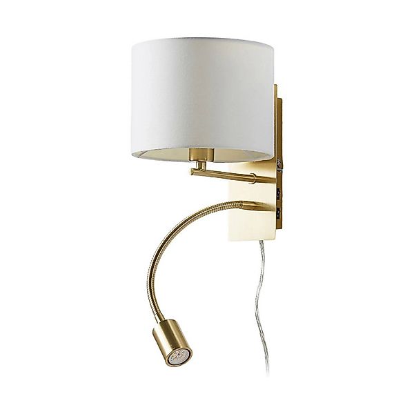 Lindby Wandleuchte Wandlampe Innen Florens 9620923 Modern in Gold Messing a günstig online kaufen