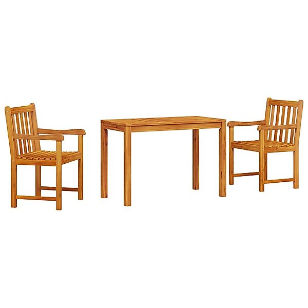vidaXL 3-tlg Garten-Essgruppe Massivholz Akazie 3375636 günstig online kaufen