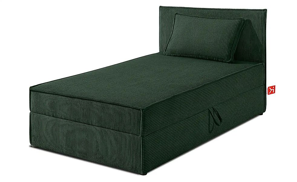 KONSIMO Boxbett mit Stauraum  H2 Roti ¦ grün ¦ Maße (cm): B: 85 H: 89 Bette günstig online kaufen