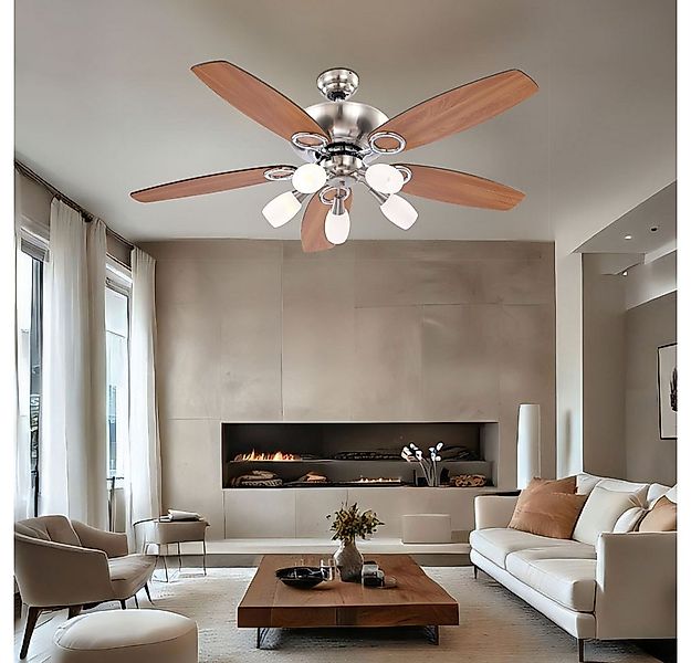 GLOBO LIGHTING Deckenventilator, Deckenventilator Ventilator mit Beleuchtun günstig online kaufen