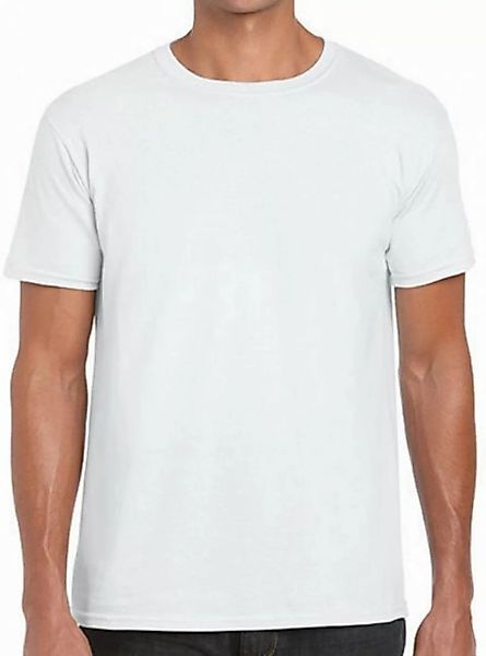 Gildan Rundhalsshirt Softstyle Herren T-Shirt modischer Kragen günstig online kaufen