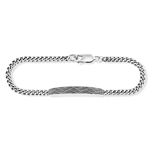 CAÏ Armband "925/- Sterling Silber oxidiert Wellen 19cm" günstig online kaufen