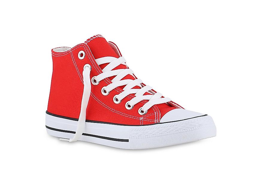 VAN HILL 841313 Sneaker Damen Sneaker High Schnürer Bequeme Basic Freizeit günstig online kaufen