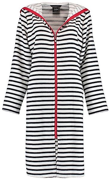 Cawö Damenbademantel 1244, Kurzform, Baumwolle, Kapuze, Reißverschluss, Kap günstig online kaufen