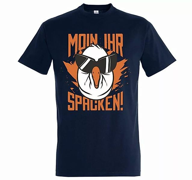 Youth Designz Print-Shirt Herren T-Shirt Moin Ihr Spacken mit lustigem Spru günstig online kaufen