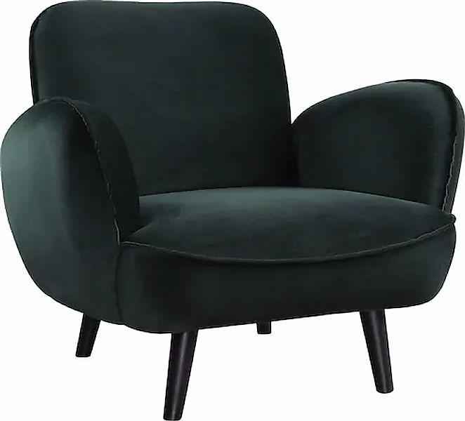 ATLANTIC home collection Sessel »Ben«, mit Wellenunterfederung, Massivholzf günstig online kaufen