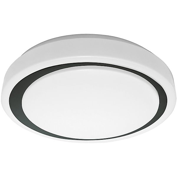 SMART+ LED Deckenleuchte in Weiß und Schwarz 24W 2500lm 380mm günstig online kaufen