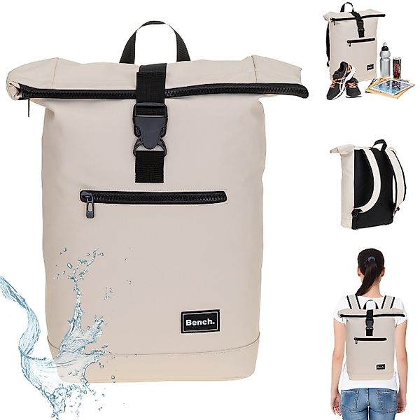 Bench. Freizeitrucksack Roll-Top Kurierrucksack Hydro aus günstig online kaufen