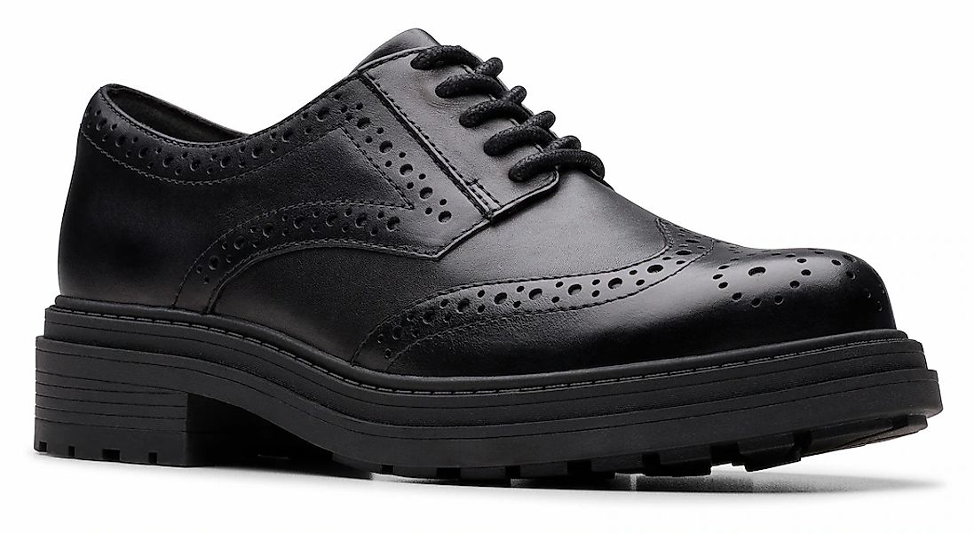 Clarks Schnürschuh "Orinoco 3", Budapester, Brogue, Business Schuh mit weic günstig online kaufen