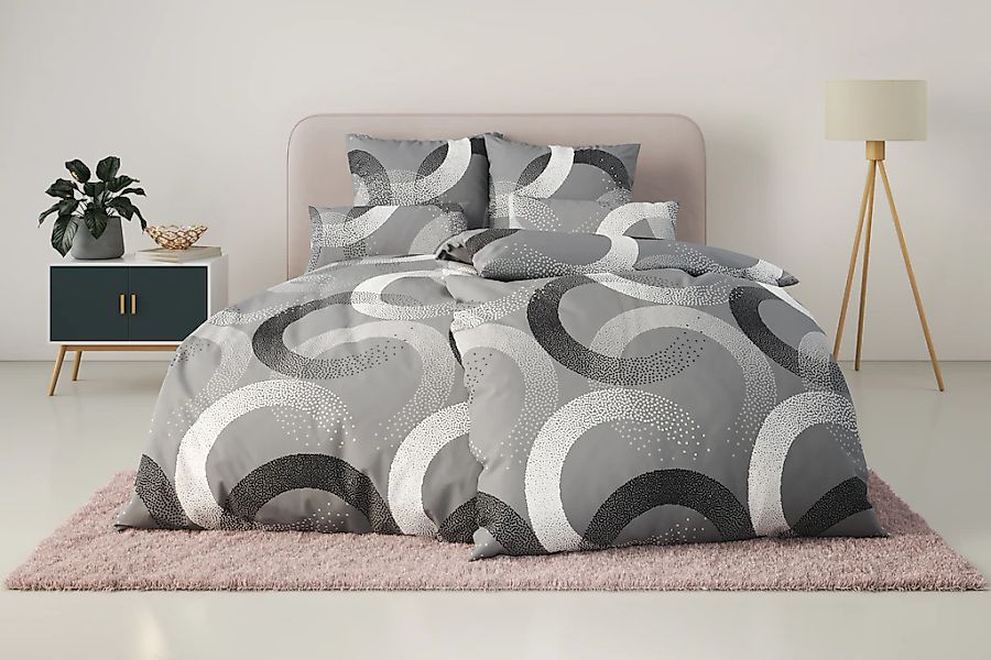 OTTO home Bettwäsche "Balisa" 2 Stk. tlg. ab Größe 135x200 cm, aus 100% Bau günstig online kaufen