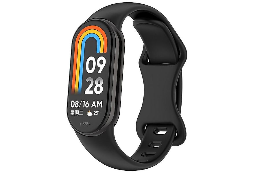 Wigento Smartwatch-Armband Für Xiaomi Smart Band 10 / 9 / 9 NFC Silikon Arm günstig online kaufen