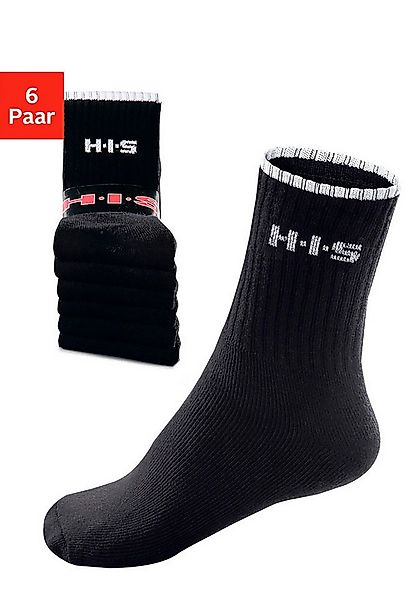H.I.S Sportsocken (Packung, 6-Paar) mit Frottee & verstärkten Belastungszon günstig online kaufen