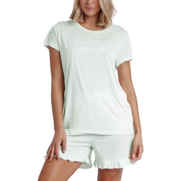 Admas  Pyjamas/ Nachthemden Pyjama Shorts T-Shirt Good Night günstig online kaufen