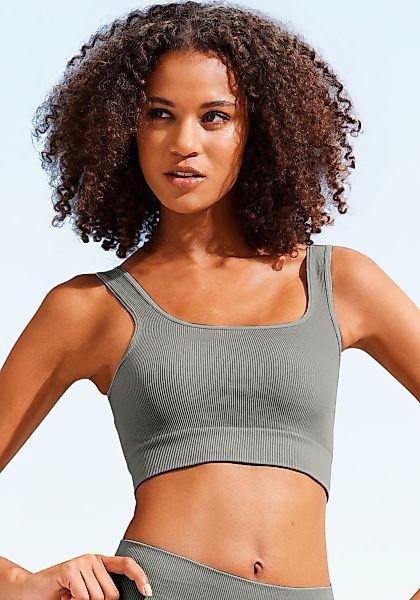 LASCANA Seamless Top mit Rippstruktur günstig online kaufen