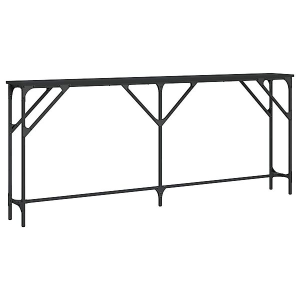 vidaXL Beistelltisch Konsolentisch Schwarz 180x23x75 cm günstig online kaufen