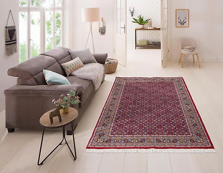 OTTO home Orientteppich »Kiara« rechteckig 12 mm Höhe handgeknüpft, reine W günstig online kaufen