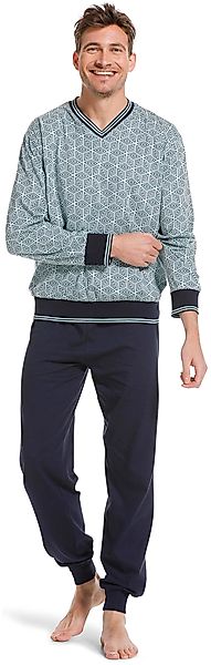 Pastunette Schlafanzug Herren Schlafanzug Single Jersey günstig online kaufen