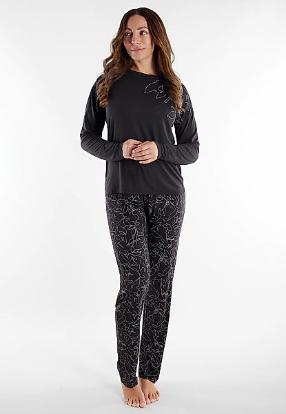 TOM TAILOR Schlafanzug "Xanthi" 2 Stk. tlg., mit langen Ärmeln, Rundhalsaus günstig online kaufen
