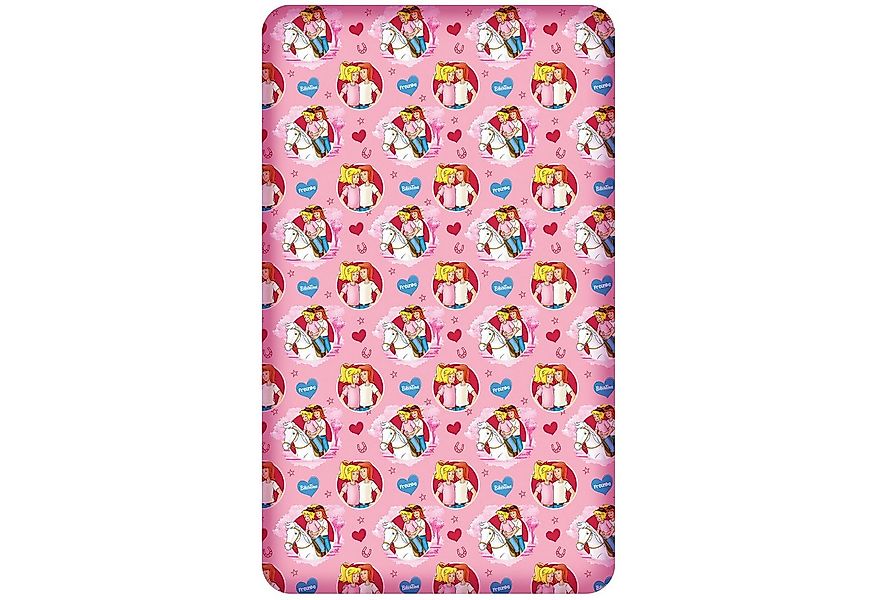 BERONAGE Spannbettlaken Bibi und Tina Spannbettlaken Freunde 90/100 x 190/2 günstig online kaufen