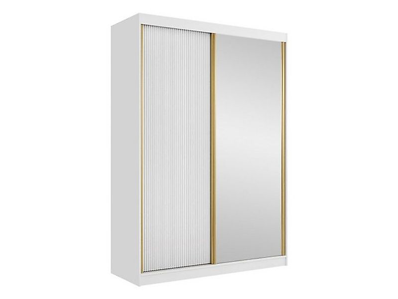 MIRJAN24 Kleiderschrank Tireno 2D (mit zwei Schiebetüren) Kleiderstange und günstig online kaufen