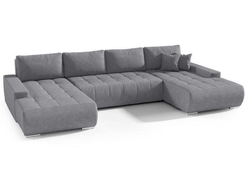 Beautysofa Ecksofa mit Bettkasten DRACO U, günstig online kaufen