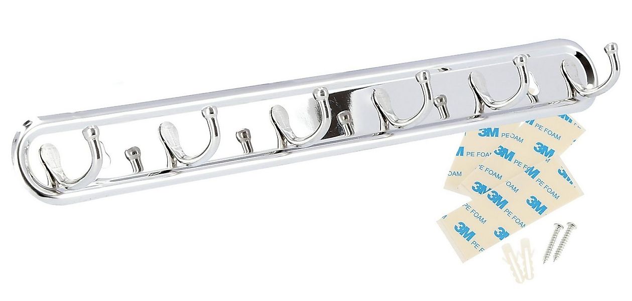 Lantelme Hakenleiste Edelstahl Landhaus Stil Selbstklebend Küchenleiste mit günstig online kaufen