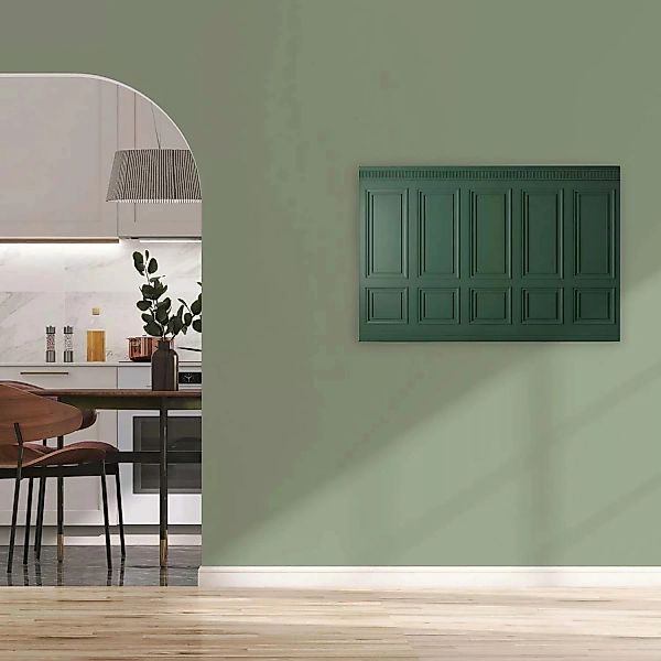 Bricoflor Wandvertäfelung Kassetten Optik Auf Wandbild In Grün 90 X 60 Cm L günstig online kaufen