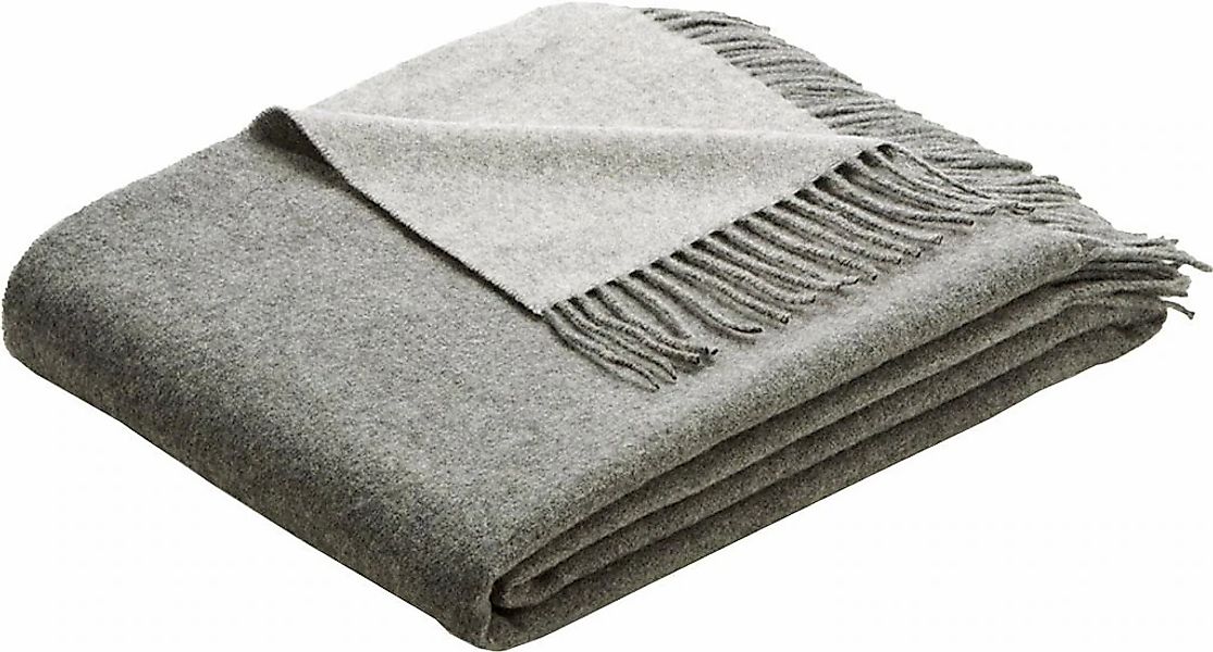 Biederlack Wohndecke "Soft Impression im Doubleface-Look" Wolle-Kaschmir-Mi günstig online kaufen