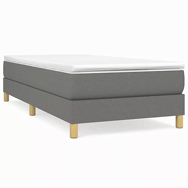 vidaXL Boxspringbett mit Matratze Hellgrau 90x190 cm Stoff1466957 günstig online kaufen