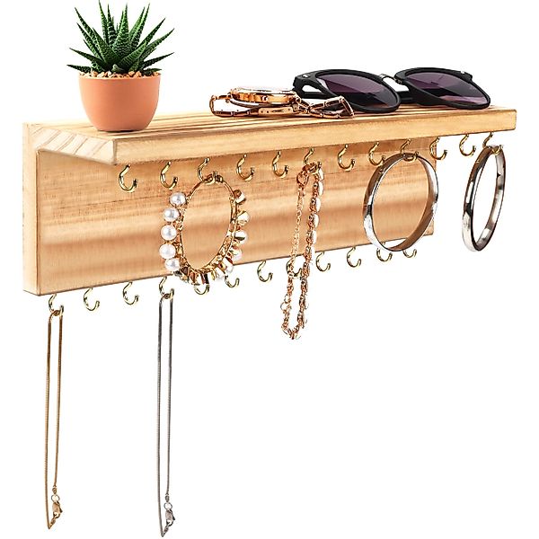 Belle Vous Schmuckschrank Wood Jewelry Organizer günstig online kaufen