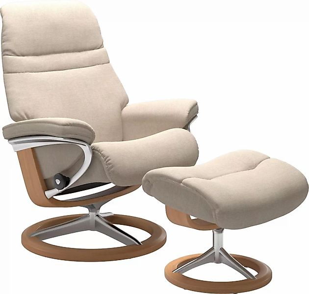 Stressless® Relaxsessel »Sunrise«, (Set, Relaxsessel mit Hocker), mit Signa günstig online kaufen