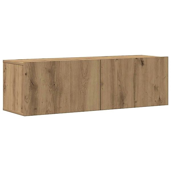 vidaXL 3-Tlg TV-Schrank-Set Wandmontage Artisan-Eiche Holzwerkstoff 3329198 günstig online kaufen
