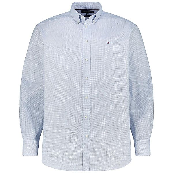 Tommy Hilfiger Freizeithemd mit Allover-Muster Farbe blau Größe: 4XL günstig online kaufen