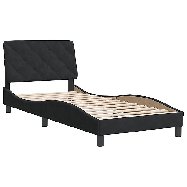 vidaXL Bett Bettgestell ohne Matratze Schwarz günstig online kaufen