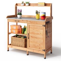 Bealife Pflanztisch,Gärtnertisch,Pflanzenarbeitsplatz,Pflanzenregal, mit Sc günstig online kaufen