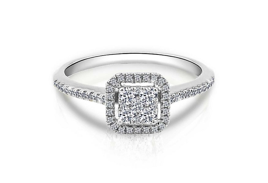 Adam & Eve Diamantring Solitärring Goldring • 585/- Gold "AE33W" Weißgold günstig online kaufen