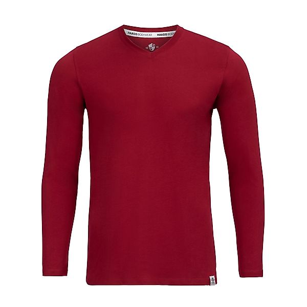 HAASIS Bodywear 1919 Langarmshirt 77114063-weinrot (1-tlg) günstig online kaufen