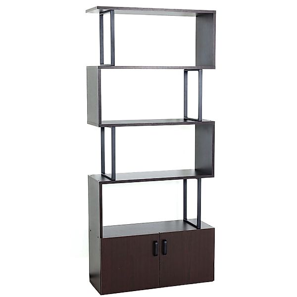 BERLINLODGE Bücherregal HxBxT 183x80x30cm Regal Standregal Raumteiler Wohnr günstig online kaufen