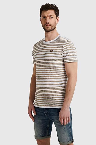 PME Legend T-Shirt Streifen Braun - Größe XXL günstig online kaufen