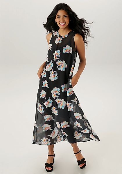 Aniston SELECTED Chiffonkleid, mit herausnehmbaren Jersey-Unterkleid günstig online kaufen
