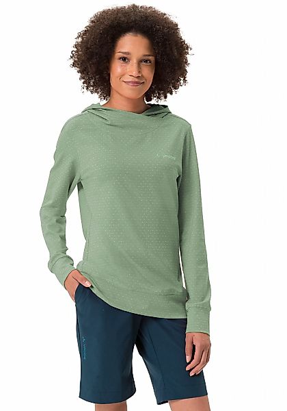 VAUDE Kapuzensweatshirt "WOMENS TUENNO PULLOVER", Logoprägung auf dem Arm günstig online kaufen