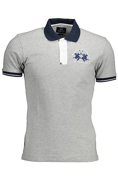 La Martina Poloshirt Herren Slim Fit Polo Grau - Kurzarm günstig online kaufen