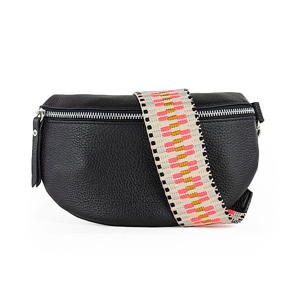 lePelou Bauchtasche TONI SCHWARZ MIT WECHSELGURT, günstig online kaufen
