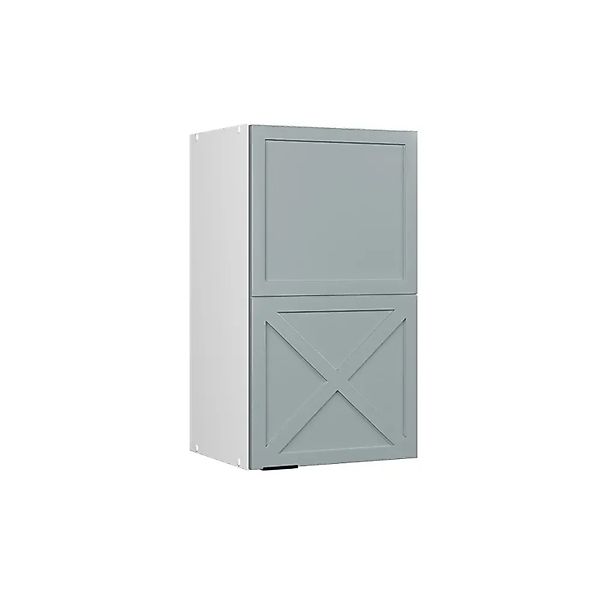 Vicco Küchenschränke Fame-Line Hängender Küchenschrank Hellblau-grau 40 cm günstig online kaufen