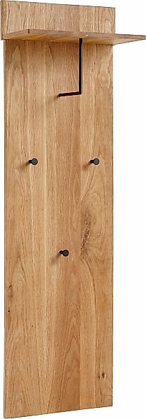 Garderobenpaneel   Malchin  ¦ holzfarben ¦ Massivholz ¦ Maße (cm): B: 42 H: günstig online kaufen